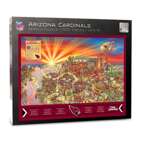 YouTheFan 9029649 Arizona Cardinals Joe Journeyman Puzzle - 500 Piece